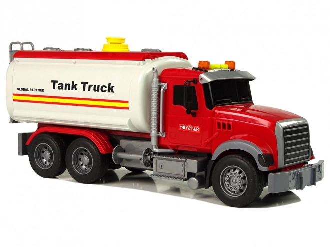 Witte tankwagen Geluiden Lichten