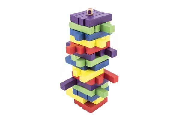 Houten stapeltoren spel
