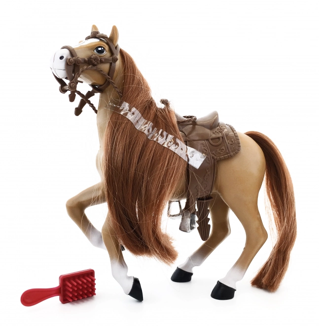 Royal Breeds - Paard met borstel 18 cm