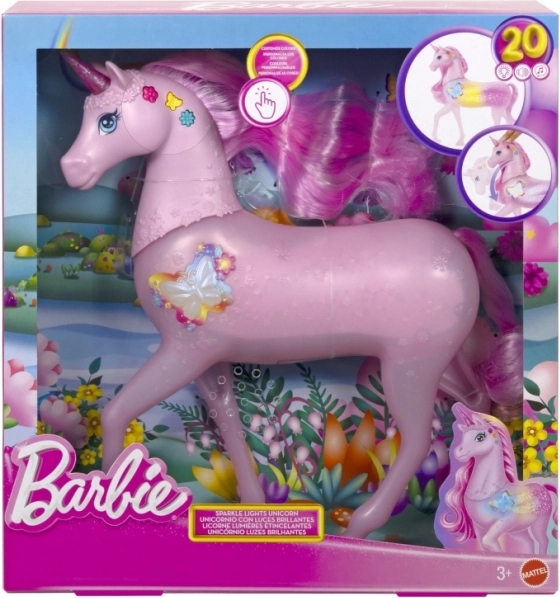 Barbie magische eenhoorn met lichten en geluiden
