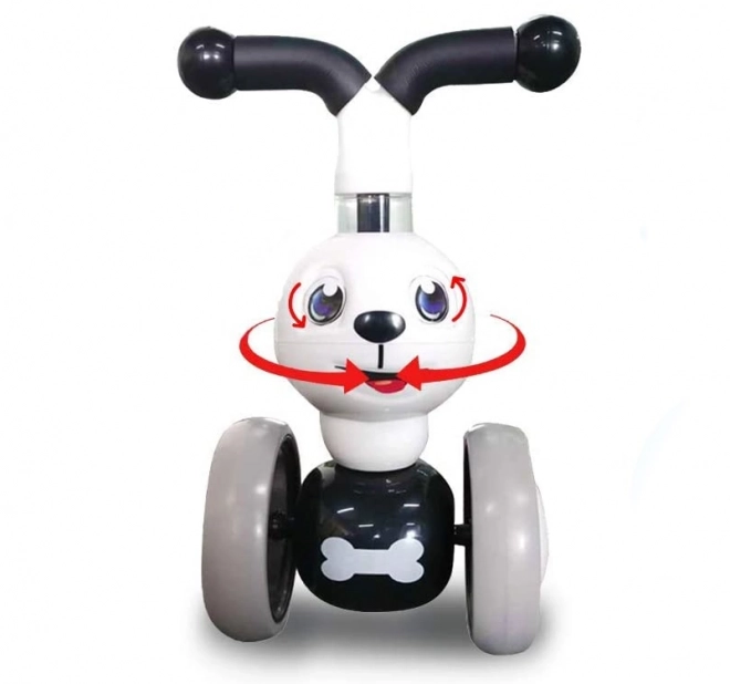ECOTOYS Loopfiets Hondje wit
