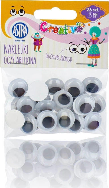 Zelfklevende ogen ASTRA CREATIVO – 15 mm