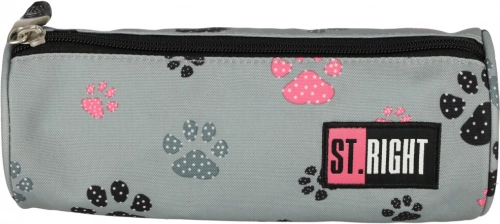Etui tuba ST.RIGHT grijs met pootafdrukken