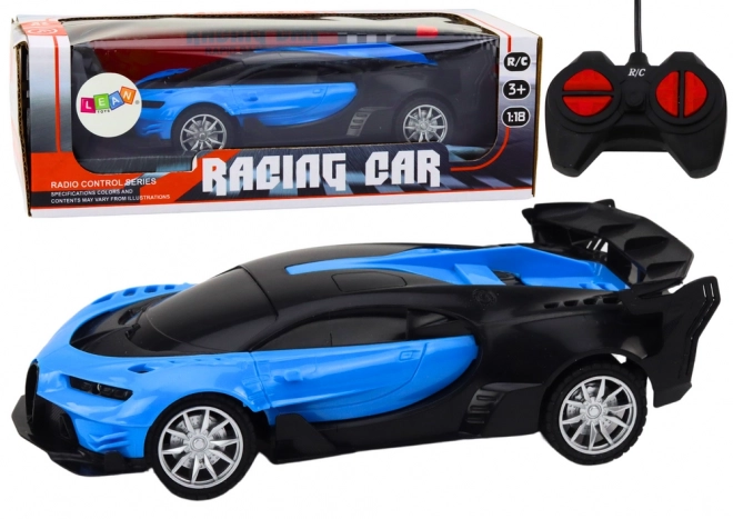 Racewagen op afstandsbediening 1:22 blauw