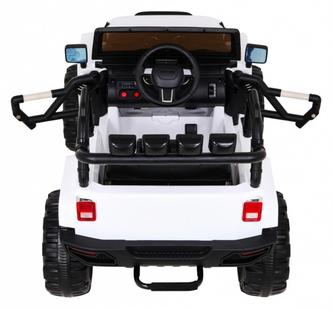Elektrische kinderauto All Terrain Jeep Wit