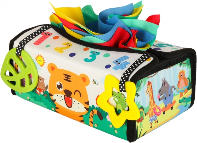 Sensorisch Montessori-speelgoed met zakdoeken en mat 2in1