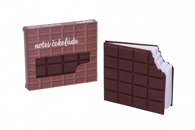 Notitieboekje ongelinieerd 8,5x10 cm - Chocolade