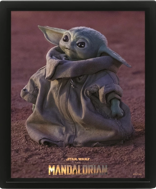 3D schilderij MANDALORIAN – Grogu