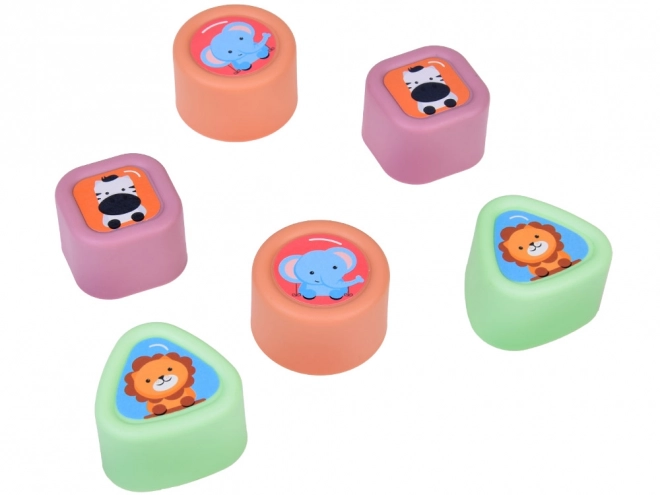 Roze educatieve mat speelgoed voor baby's 3-in-1