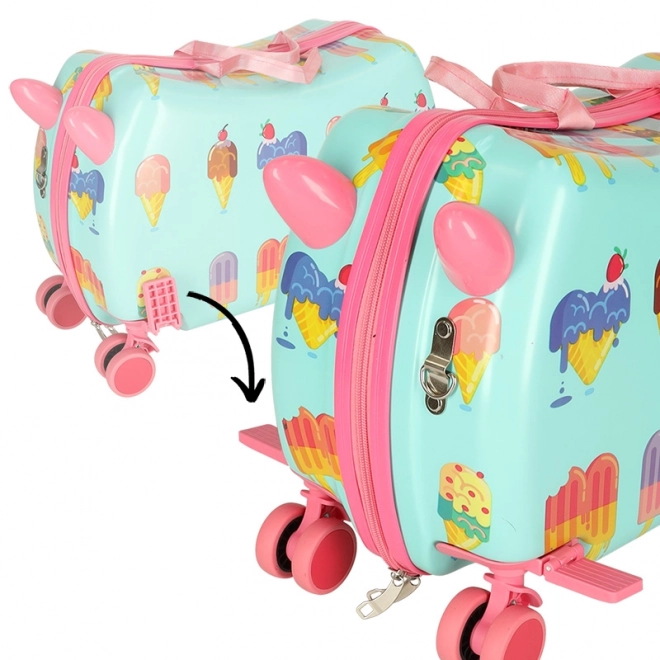 Kindertrolley met ijsjesthema