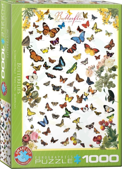 EUROGRAPHICS Puzzel Vlinders 1000 stukjes