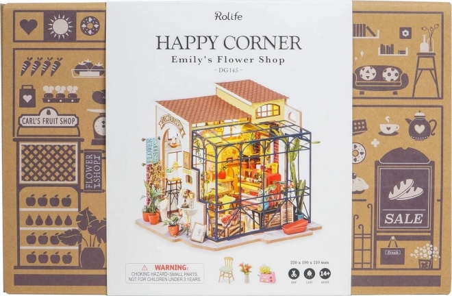Bloemist Emily - Doe-het-zelf miniatuurhuisje