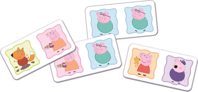 Papieren domino Peppa Pig