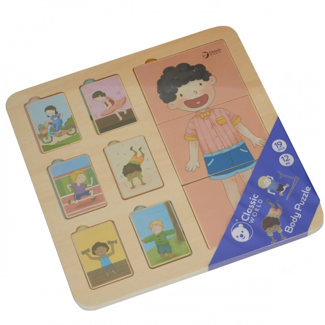 Houten puzzel - Menselijk lichaam
