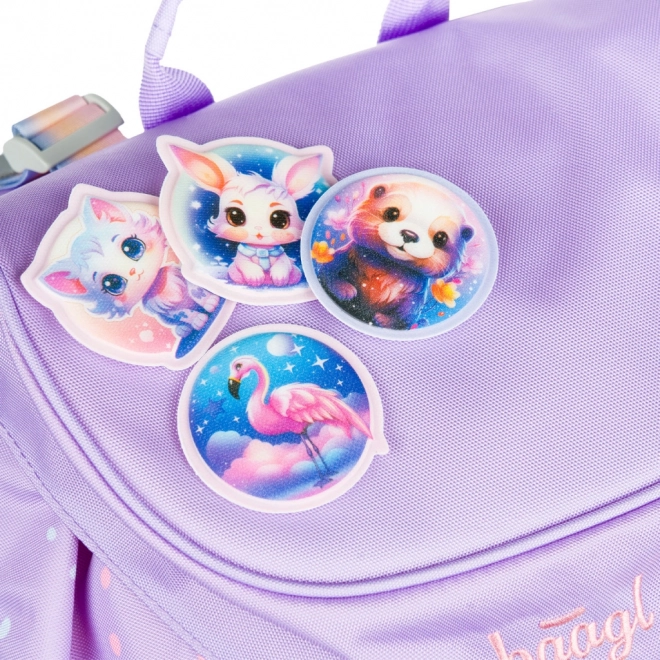 BAAGL 3 SET Airy Knuffeldieren: rugzak, etui, zak