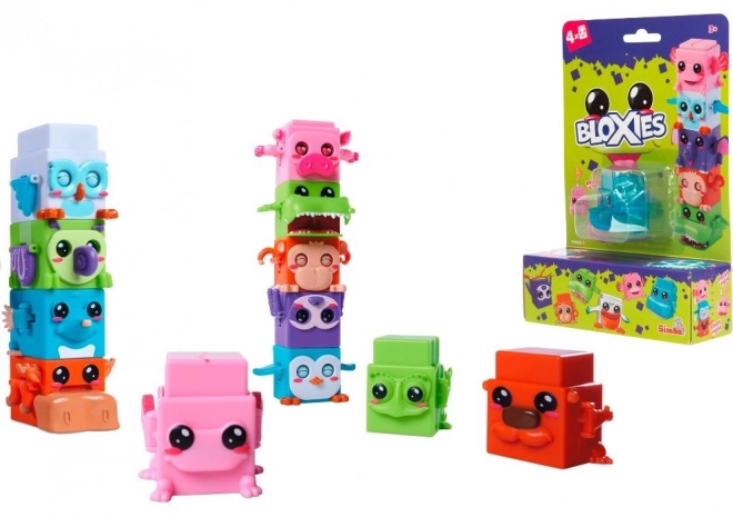 Set van 4 Bloxies-figuren