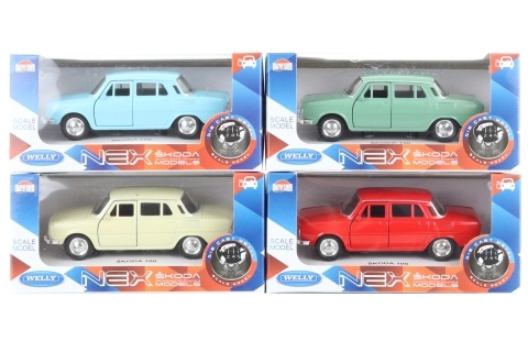Metalen modelauto Škoda 100 1:34