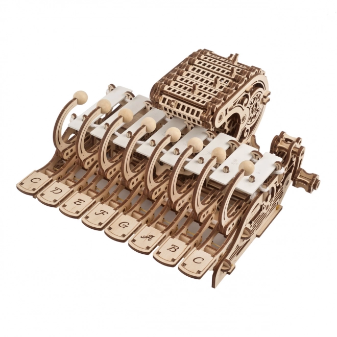 Ugears houten mechanisch model muziekinstrument Celesta