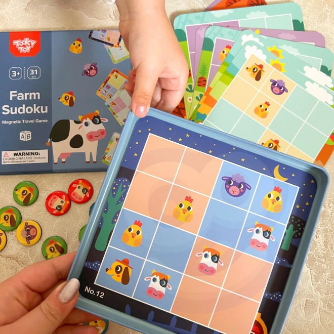 Kindersudoku boerderij door Tooky Toy