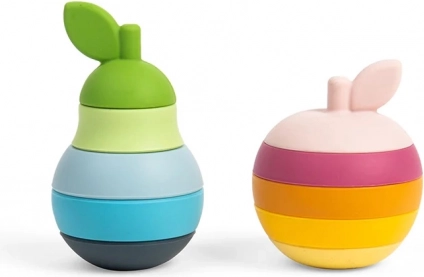 2-in-1: stapelbare appel en peer