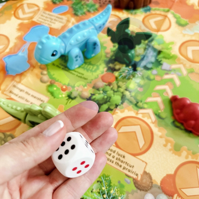 Constructieset Dinosauriërs 2in1 bordspel