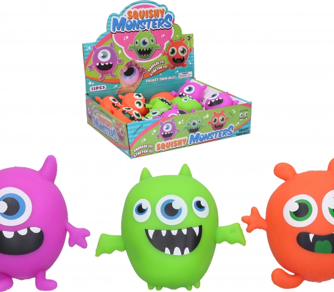knijper monster 9 cm antistress speelgoed