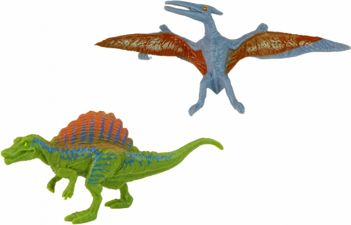 Twee realistische dinosaurusmodellen