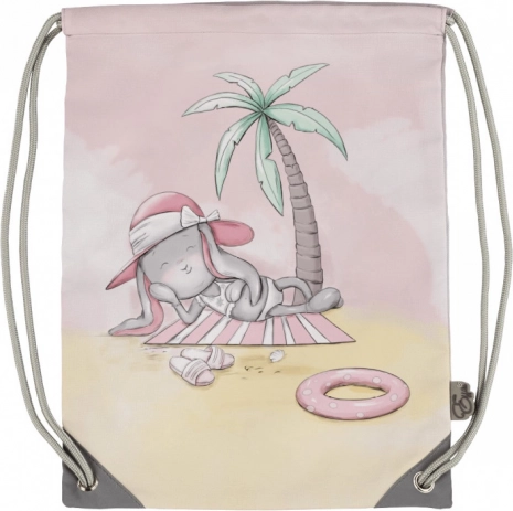 Kindersporttas, Effik op het strand