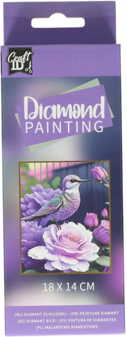 Diamant schilderen Vogeltje 14x18 cm van Craft ID