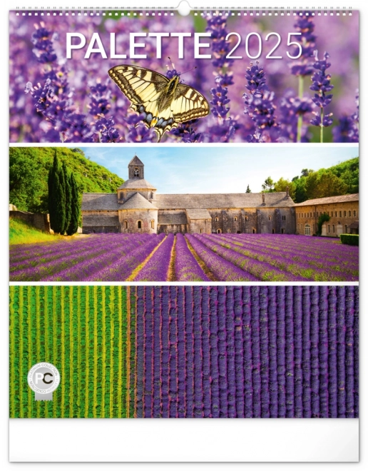 NOTIQUE Muurkalender Palet 2025, 48 x 56 cm