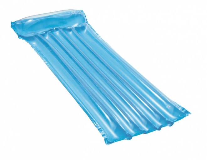 Blauw opblaasbaar matras voor het zwembad