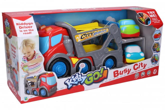 Sleepwagen van de wegsleepdienst met effecten 31 cm