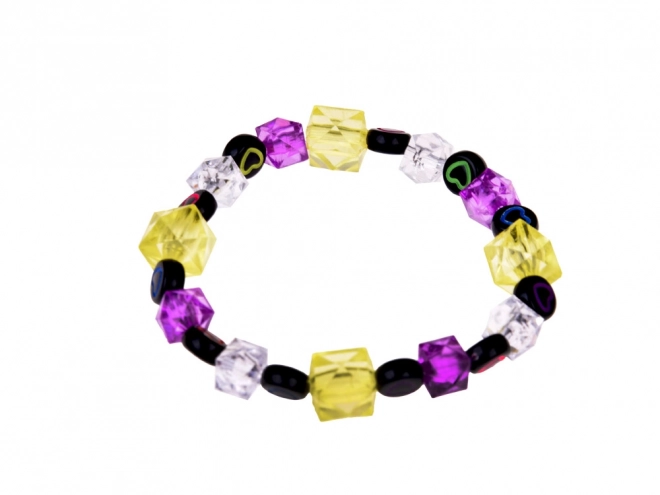 Set van gekleurde kristalkralen voor het maken van armbanden