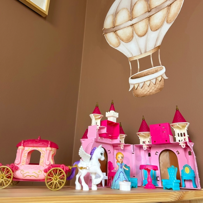 Interactief magisch kasteel met koets en accessoires