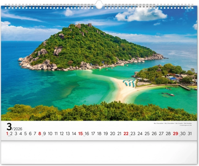 Muurkalender Zee 2026