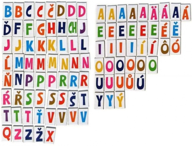 Magnetische letters voor de koelkast