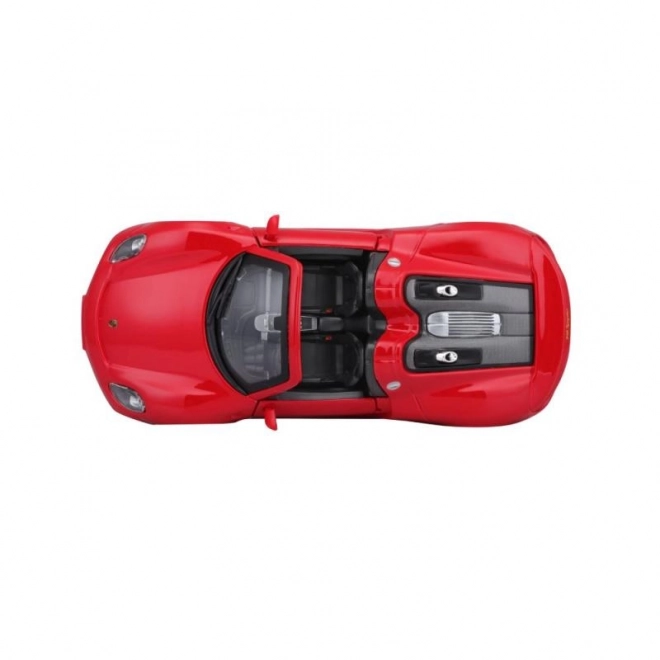 Metalen speelgoedauto Porsche 918 Spyder rood
