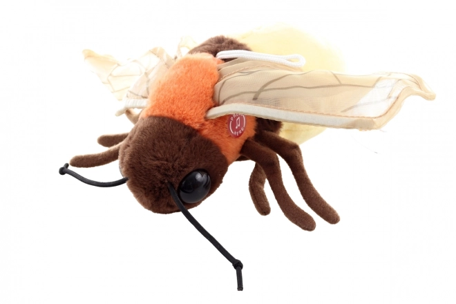 Pluche glimworm verlichtend 17 cm ECO-VRIENDELIJK
