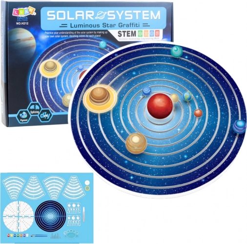 Educatieve creatieve set Zonnestelsel DIY