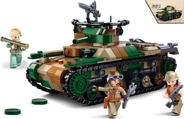 Sluban WWII Japanse middelzware tank Type 97 2-in-1 bouwset