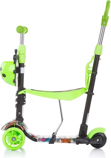 3-in-1: duwen, loopfiets en step