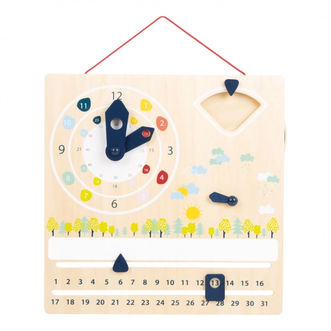 Small Foot Didactische Kalender met Klok