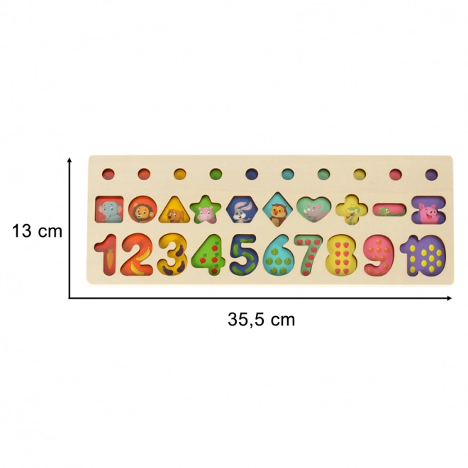 Houten educatieve bouwset 2-in-1 met telraam Montessori