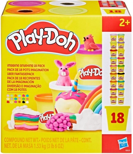 Play-Doh grote set 18 potjes