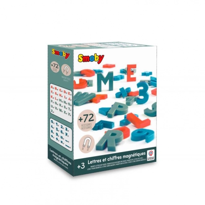 Magnetische letters en cijfers 72 st