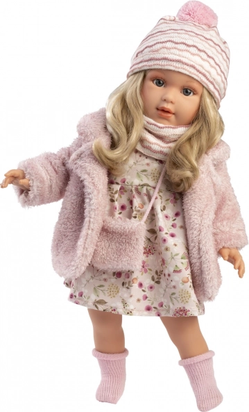 Realistische pop Lucia met zacht lichaam 40 cm