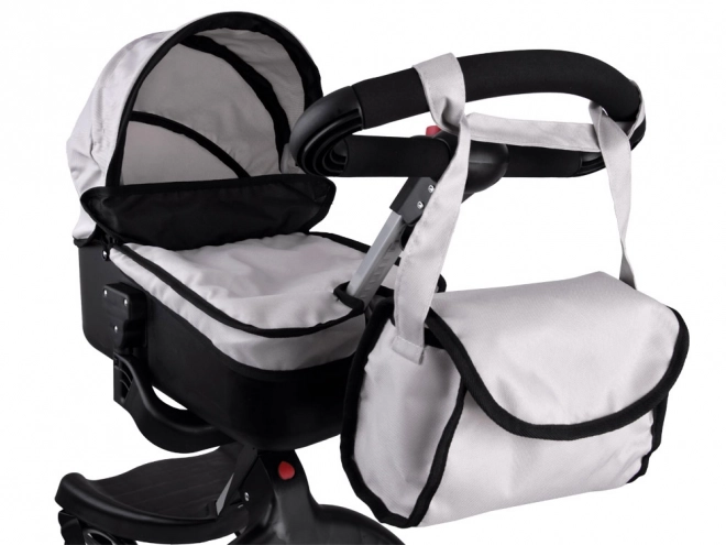 Grote diepe wandelwagen voor poppen – Beige