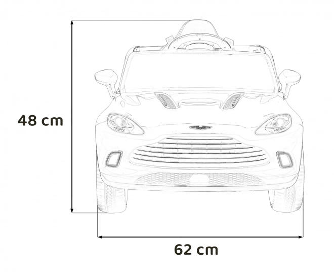 Aston Martin DBX Zwart