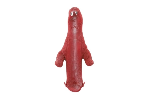 Gorilla anti-stress speelgoed gevuld met zand 400 g siliconen 12 cm 4 kleuren 8 stuks in doos