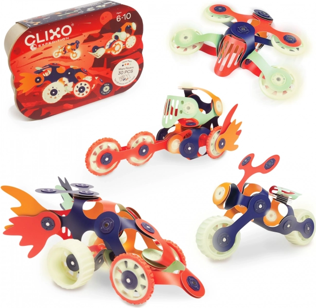 Magnetische blokken Clixo Mars-expeditie, 30 stuks